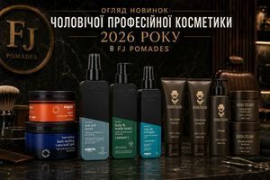 Огляд новинок чоловічої професійної косметики 2026 року в FJ Pomades