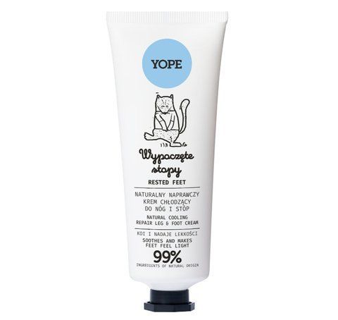Освіжаючий крем для ніг YOPE RESTED FEET NATURAL COOLING REPAIR LEG&FOOT CREAM 75 мл