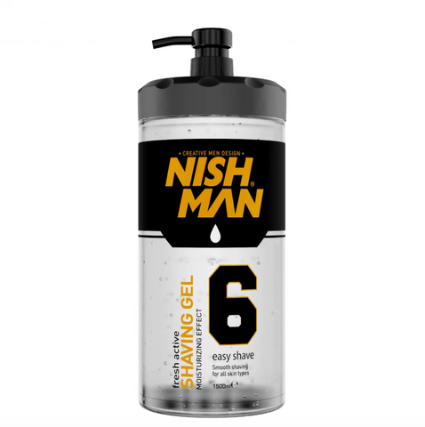 Гель для гоління Nishman Shaving Gel No.6 Fresh Active 1500ml