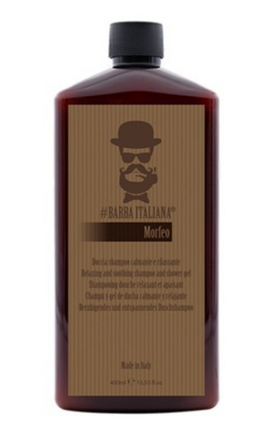 Розслаблюючий та заспокійливий шампунь та гель для душу Barba Italiana Morfeo Shampoo And Shower Gel 400 мл