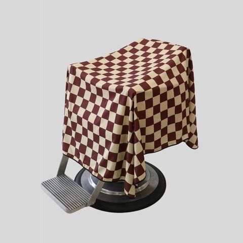 Пеньюар High Top Capes - Check Burgandy