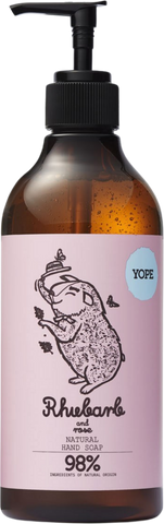 Рідке мило для рук YOPE RHUBARB and ROSE 500мл