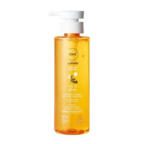 Осветляющий гель для душа YOPE myBODY VIT-C GLOW SUMMER MARGARITA 300мл
