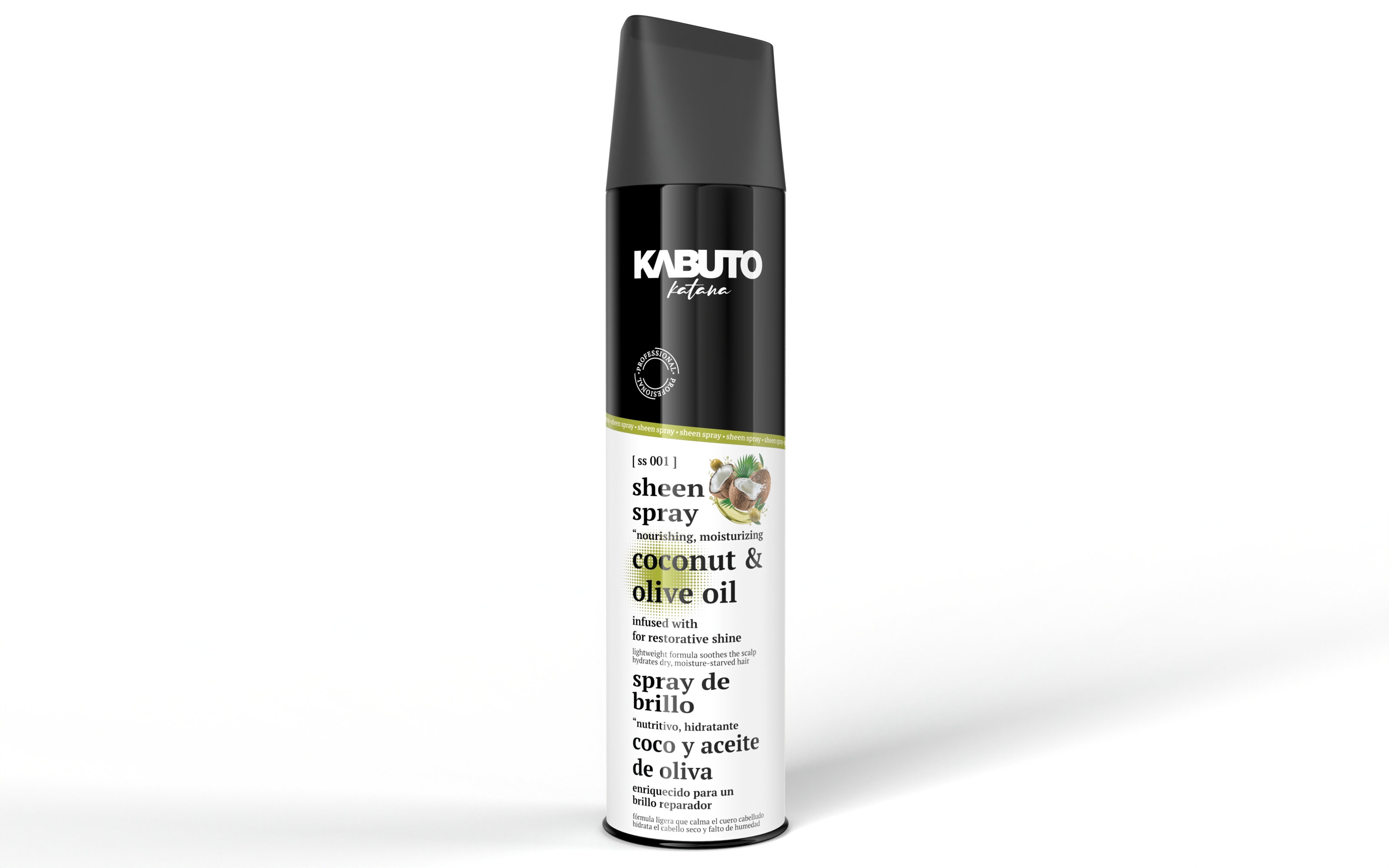 Спрей для волосся Kabuto Hair Styling Sheen Spray Coconut & Olive Oil 400 ml