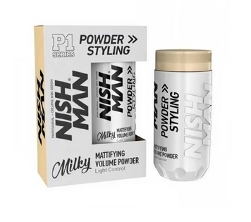 Пудра для укладання Nishman Matte Finish Volume Powder P1 Milky 20g