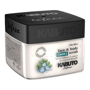 Скраб для обличчя та тіла Kabuto Face&body Scrub Mint 240 ml