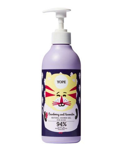 Дитячий гель для душу YOPE CRANBERRY & LAVENDER 400 мл