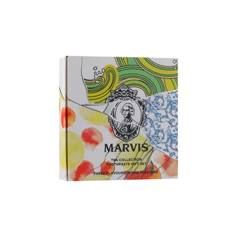 Подарочный набор Marvis Tea Collection Kit 3х25мл (Blossom Tea,  Earl Grey Tea, Creamy Matcha Tea)
