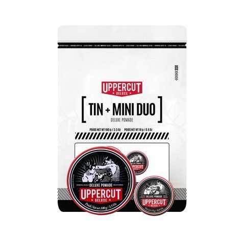 Подарунковий набір Uppercut Deluxe Pomade Std + Deluxe Pomade Mini